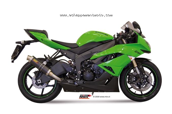 echappement moto KAWASAKI ZX6R 2009 mivv GP